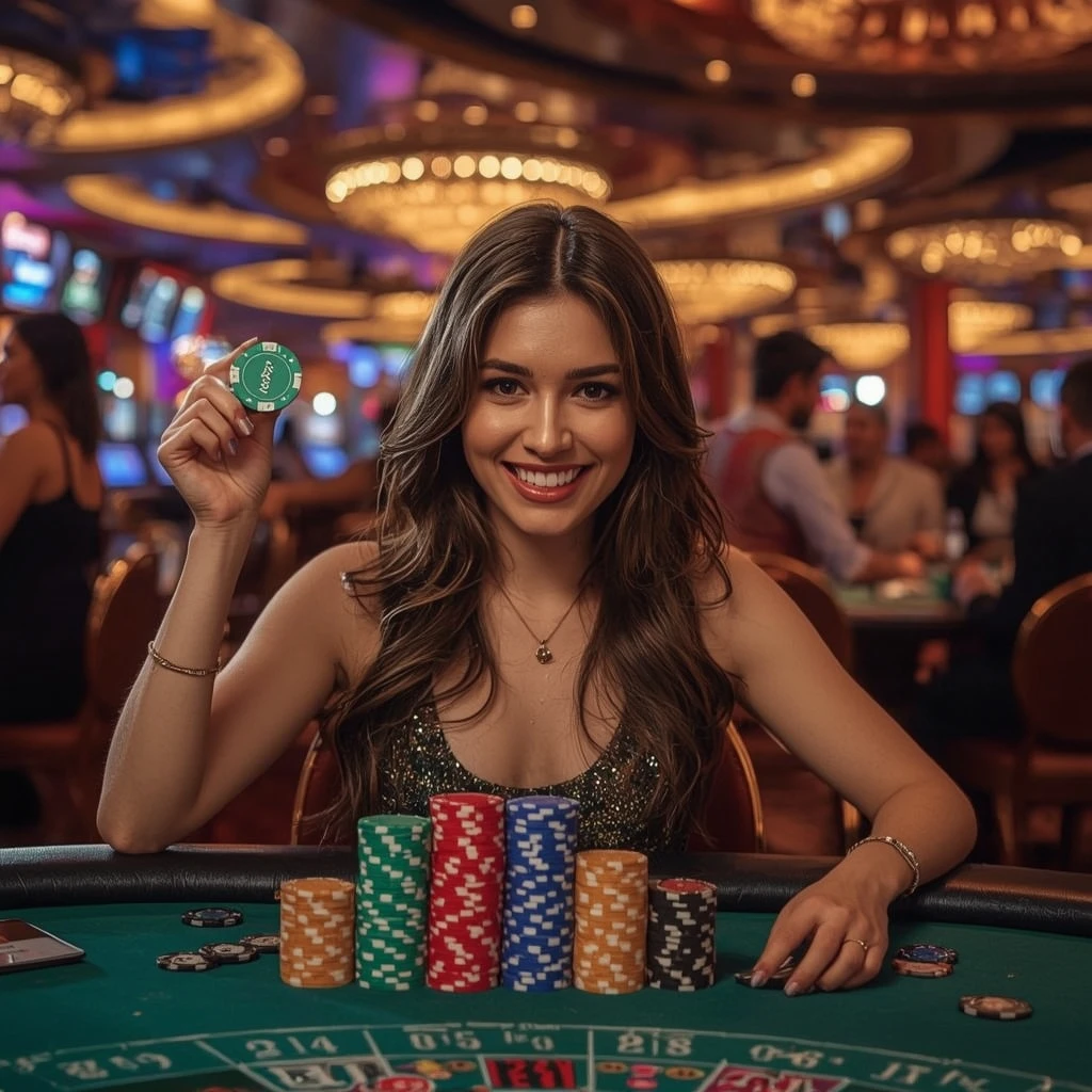 man holding a bonus at 1win Casino